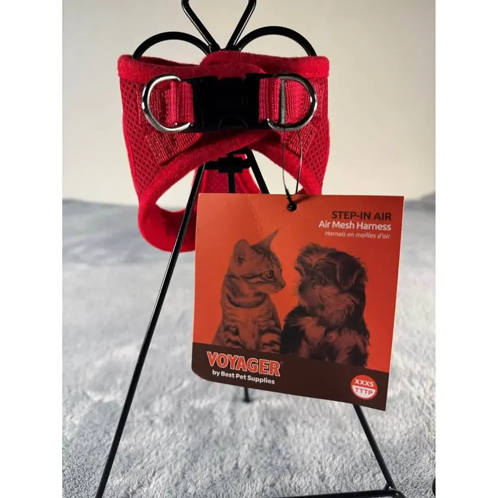 VOYAGER STEP-IN AIR Air Mesh Harness XXXS available in red, dark pink & light